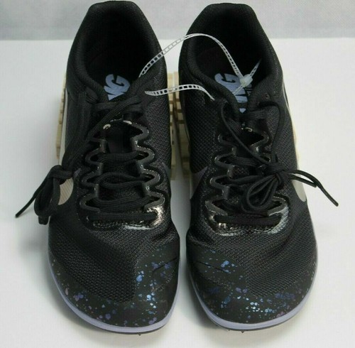 Mens Nike Zoom Rival D 10 Distance Track Spikes Black Indigo 907566-003 New - Picture 2 of 6