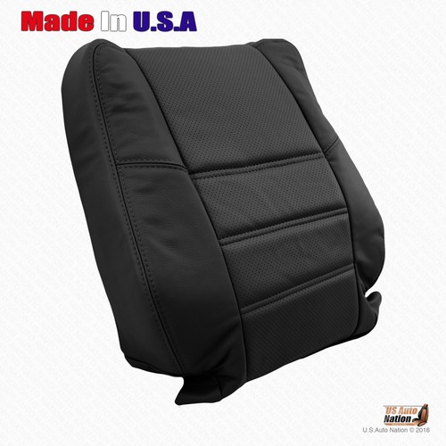 Fits Passenger Bottom & Top Leather Seat Covers 2001-2004 Nissan Pathfinder BLK - Picture 4 of 10