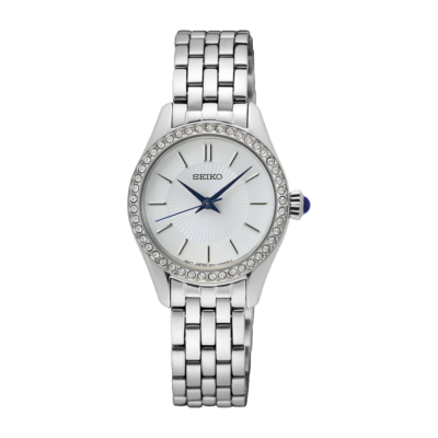 BRAND NEW* Seiko Essentials Crystal White Dial Stainless  display picture 2