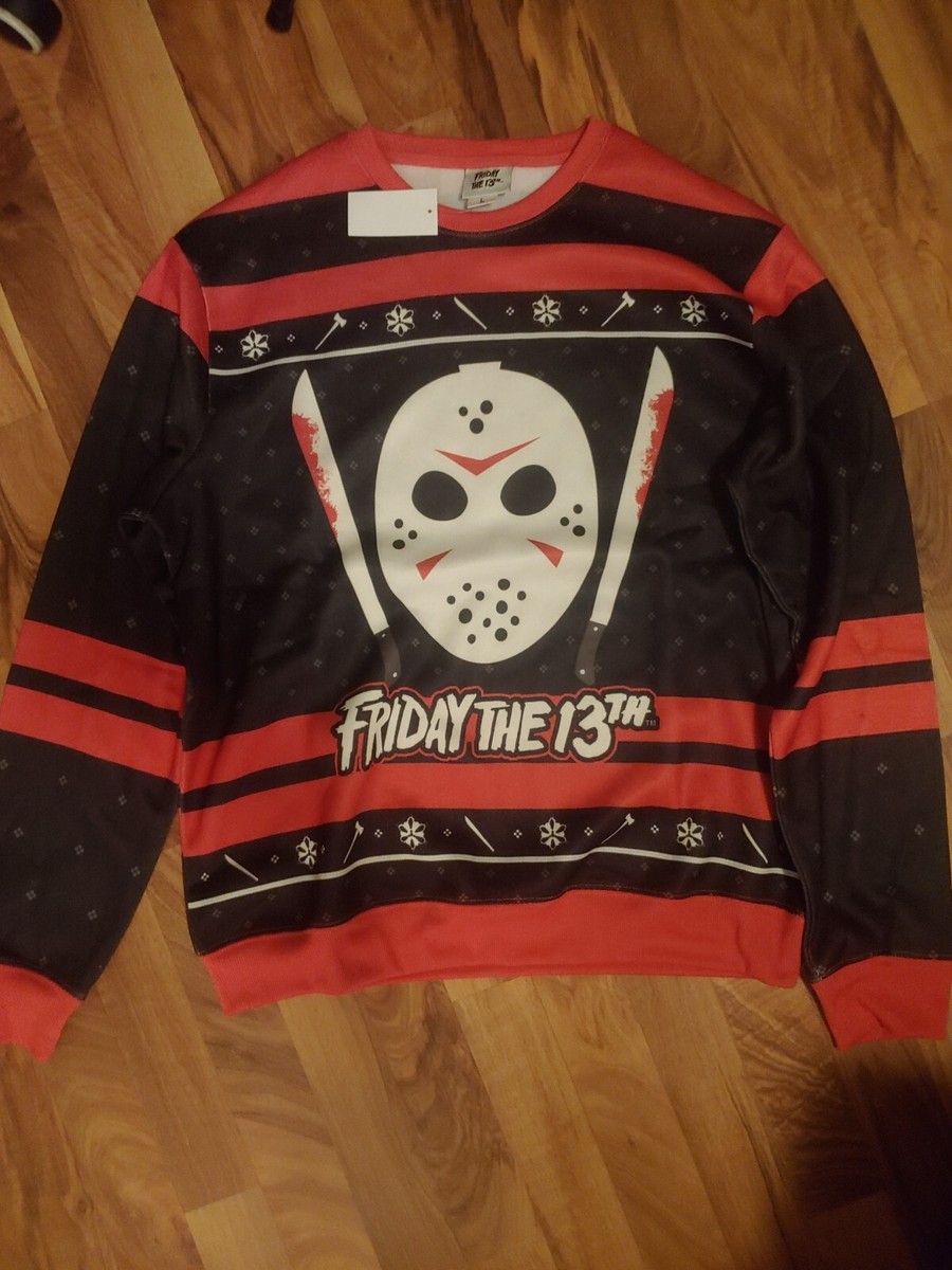ずっと気になってた the Friday Voorhees Jason Find to Hard 13th Jersey Christmas トップス