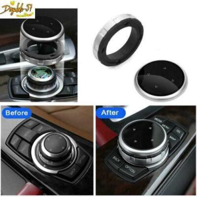 Multi-Media Control Knob Cover Fit For BMW X1 X3 X4 X5 X6 1 2 3 4 5 6 7 IDrive