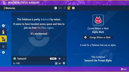 Pokemon Scarlet & Violet Hisuian Samurott 6IV Trained ๐Shiny๐ & Non Shiny Home - Picture 6 of 7