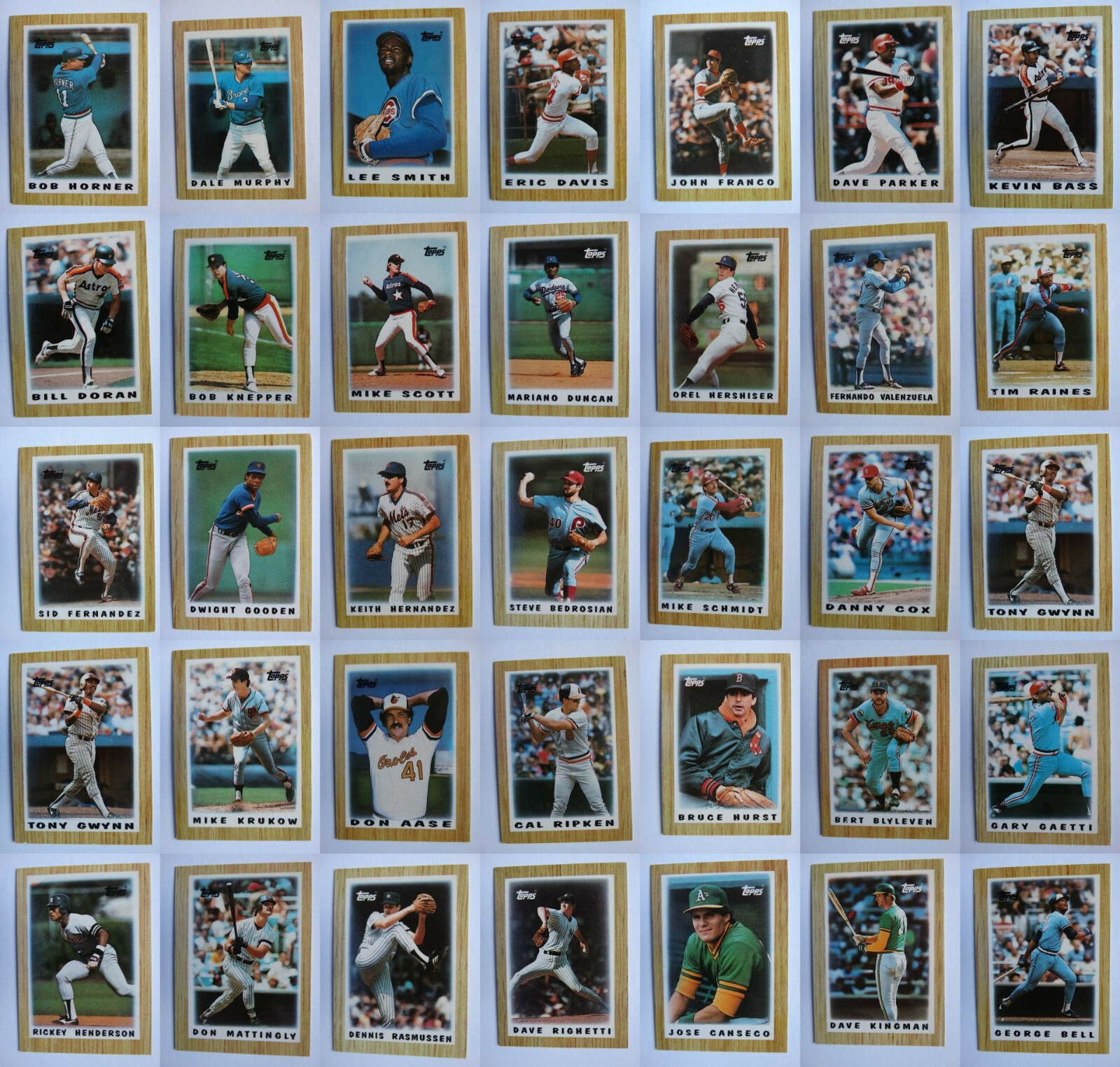 1987 Topps Major League Leaders Minis Baseball Cards You Pick From List 1-77