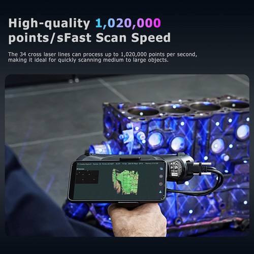 Creality 3D-Scanner CR-Scan RaptorX mit Scan Bridge & Manueller Drehteller - Bild 6 von 8