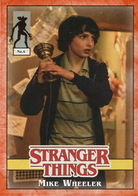 Stranger Things Upside Down, Mike #4 (Orange) Character Parallel Card #85/99