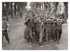 GERMAN POW SOLDIERS CAPTURED AT FRIEDRICHSFELD GERMANY WW2 WWII 8X10 PHOTO