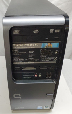 Vintage -Compaq Presario, SR5350F Desktop Computer, Boots to Bios-Parts/Repair