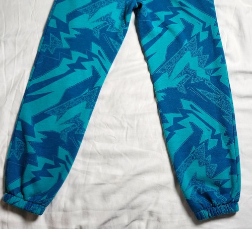 Air Jordan Youth Blue Sweatpants Abstract Geometric Size M 10-12 Drawstring Pant - Picture 6 of 18