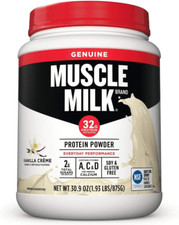 Muscle Milk Lean Muscle Vanilla Creme Protein Powder, 1.93 Pound (Pack of 1) 12.39 per gallon