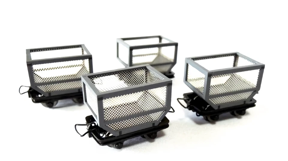 HOn30/HOe MinitrainS 5123 4-Sugarcane Fence Car Set NIB 009 Narrow Gauge Wagon - Image 3 of 4