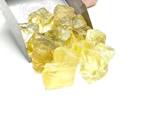 Natural Raw Lemon Quartz Stone Rough Gemstone Yellow Quartz Loose Chunk Healing - Picture 5 of 6