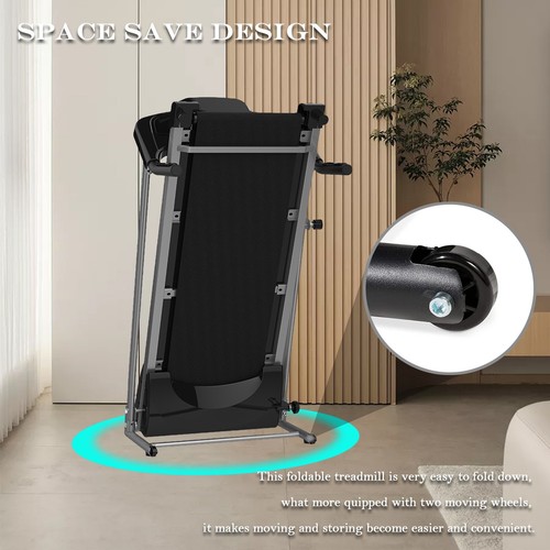 Folding Treadmill for Home Electric 2.5 HP Foldable Running Machine w/Incline - Picture 10 of 12