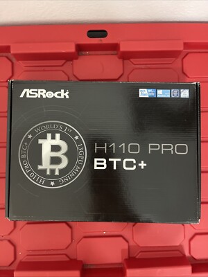 ASRock H110 Pro BTC+ LGA 1151, Intel (H110PROBTC) Motherboard