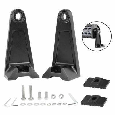 2x Universal Brackets Mounting Base Bracket for LED Light Bar Side Mount Bracket