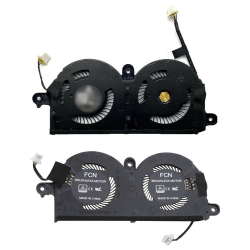 4Pin Laptop CPU Cooling Fan Notebook PC Cooler for XPS 13 9380 7390 0980WH 980WH - Afbeelding 2 van 8