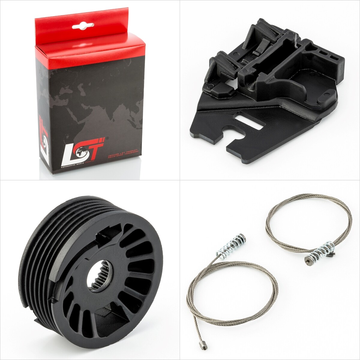 Window Regulator Repair Kit Rear Right for BMW 3ER E46 Neu