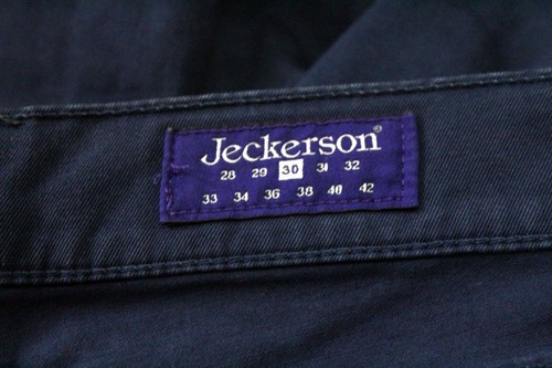 Jeans uomo Jeckerson taglia 30 / 44 slim fit blu Made in Italy cotone stretch - Imagen 13 de 15