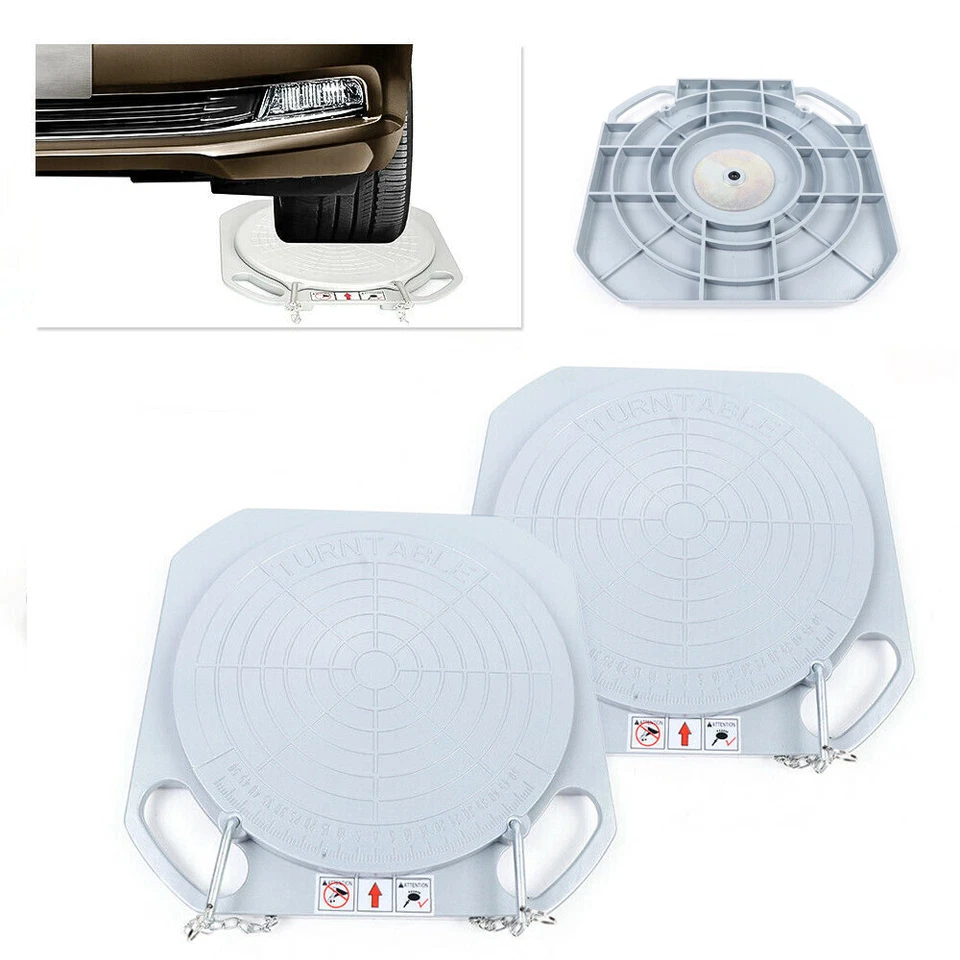 Magnesium Alloy Wheel Alignment Turn Plates Turntables/Turn/Tables With Ramp Foto 3 de 4