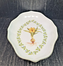 henriette coppetta ovale porcellana decoro jardin cm ø 15,5 x 12 l