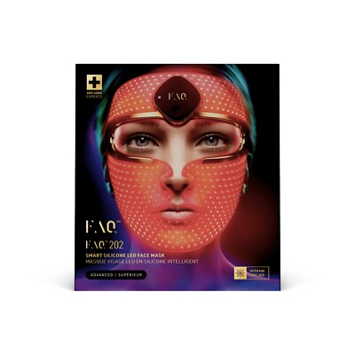 FAQ 202 Advanced 7 LED lights Face Mask Wireless Face Masks Beauty 600 Glow poin