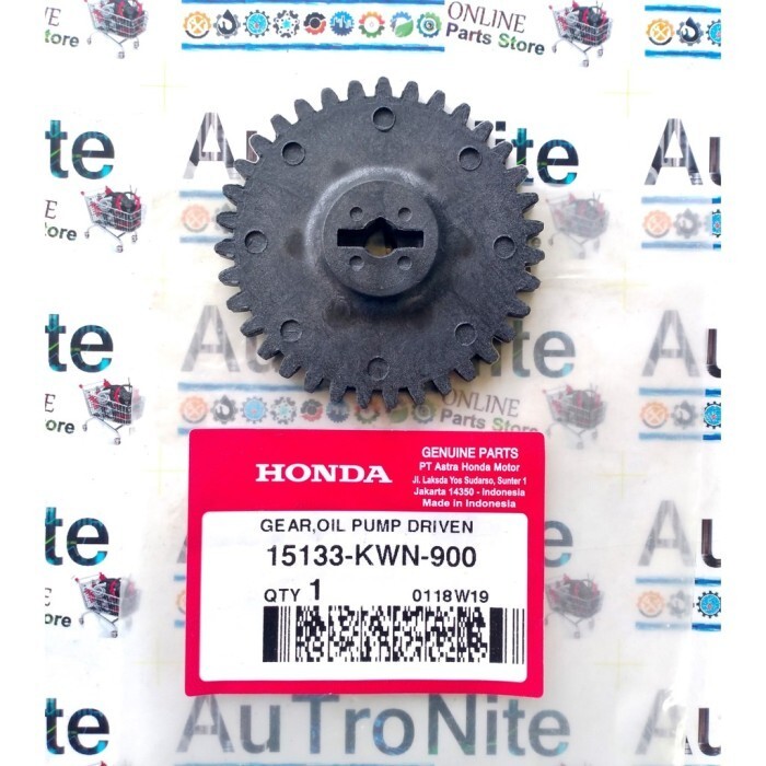Genuine Parts Honda PCX 125 2010-2020 Oil Pump Driven Gear 15133