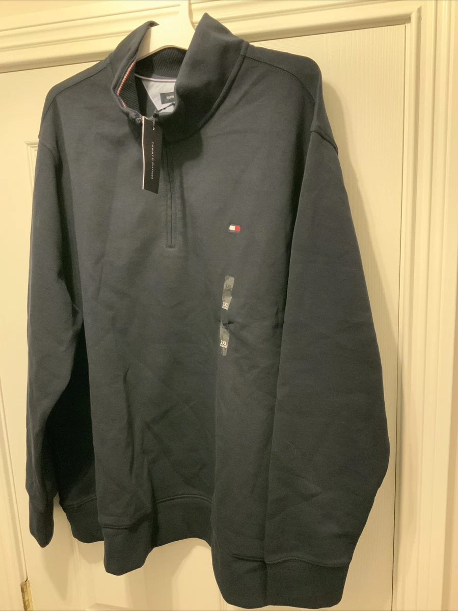 1 4 zip sweatshirt mens tommy hilfiger