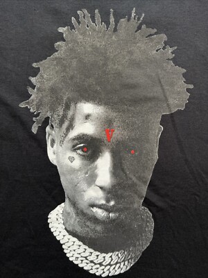 VLONE x NBA YoungBoy Reaper T-Shirt, Black, Size Large (L), Rare