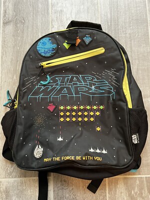 Star Wars Disney Store Backpack Space Invaders 8 Bit