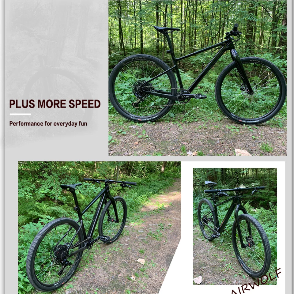 AIRWOLF XC Hardtail MTB Mountain Bike quadro de carbono 29er Boost PF30 ultraleve - Imagem 3 de 4