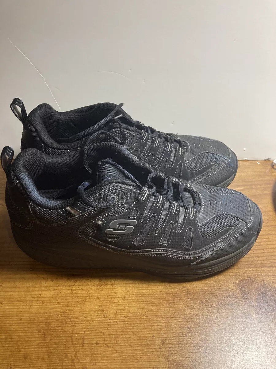 Skechers Ups Regimen Black Sneaker Shoes Mens Size 10 Walking |