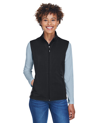 Core 365 Ladies' Cruise Two-Layer Fleece Bonded Soft Shell Vest CE701W XS-3XL