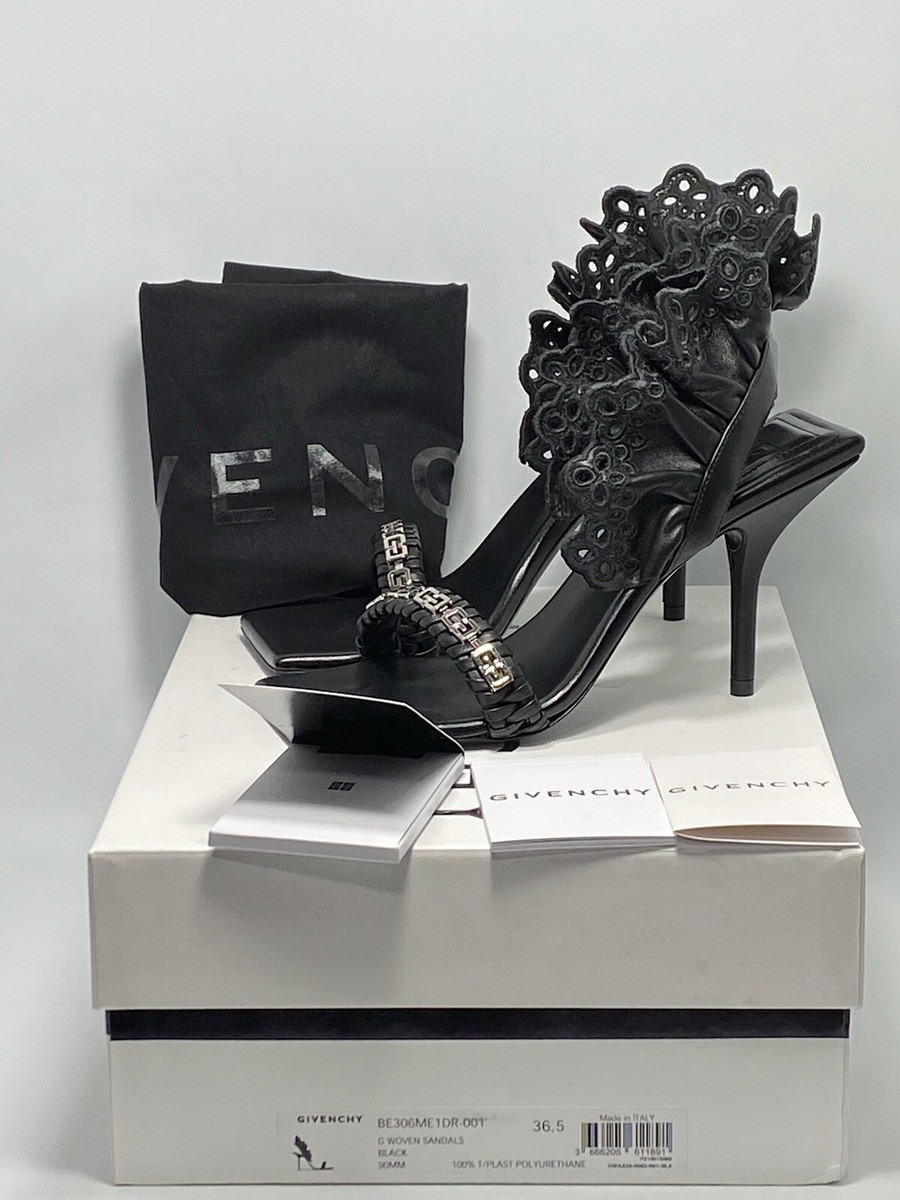 Givenchy 4G Braided Strap Slingback Sandal size 36.5 $1050