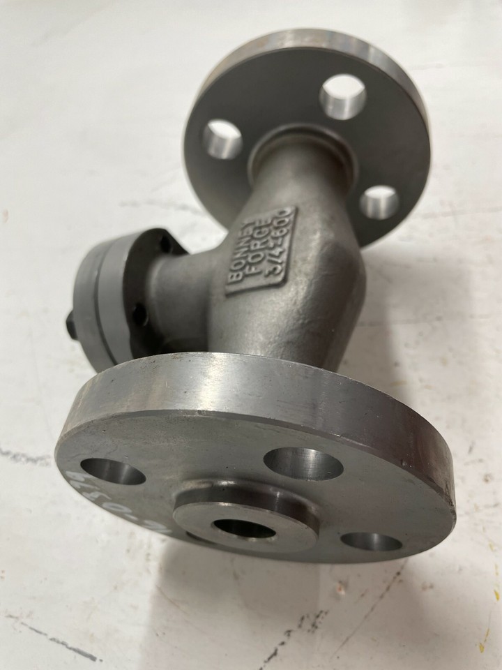 BONNEY L64A Piston Check Valve 3/4" 600 RF Flanged F9 Chrome