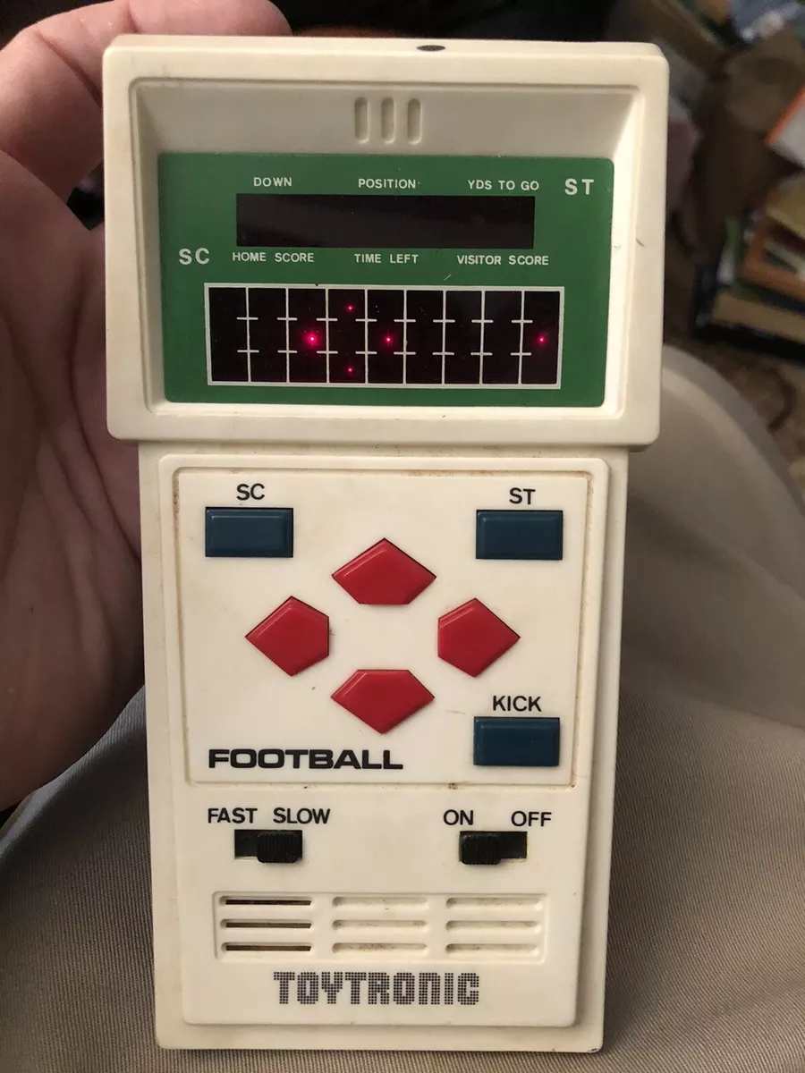 Vintage Electronic Football Game Toytronic Powers On But Might Not