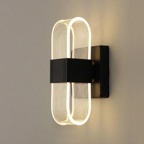 12W/24W LED Wall Sconces Lamp Triple Color-Temp Lighting Bedroom Light Fixture - Picture 13 of 16