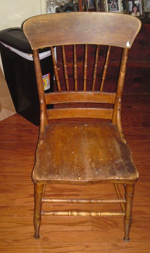 3 Loose Fit Twill Side Dining Chair Slip Cover - Khaki/Beige-Chair not included - Picture 4 of 4