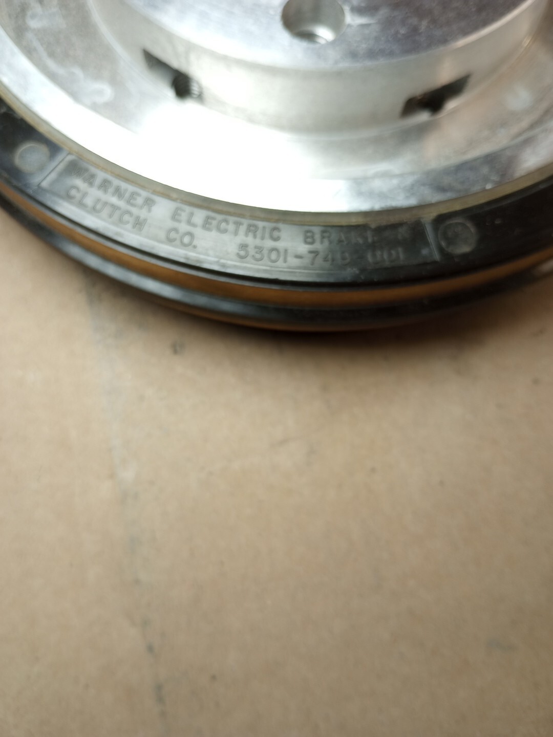 WARNER ELECTRIC 5301-749-002 ELETRIC BRAKE CLUTCH With 5301-749-001 Clutch Ring