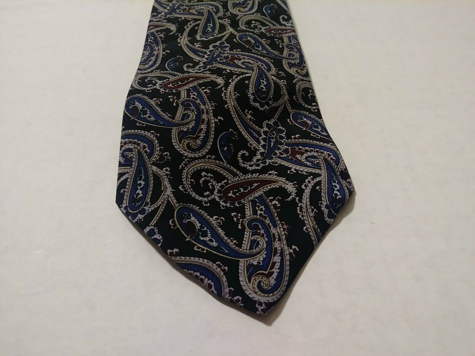 The American Edition Collection Long-awaited Black Paisley Milwaukee Mall Neck Tie In Made U