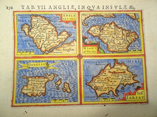 Antique Map of the English Islands by Petrus Bertius 1618 - Picture 3 of 4
