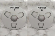 One Pair 10.5'' Silver Pioneer Tape reel High Quality Aluminum Take Up Reel