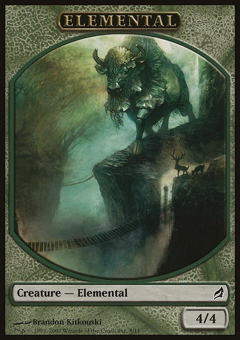 MTG Magic the Gathering Token - Elemental (8/312) Lorwyn LP