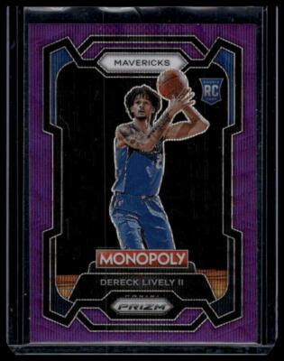 2023-24 Panini Prizm Monopoly #24 Dereck Lively II Purple