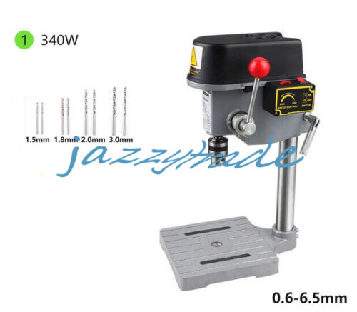 1pcs 220V 340W High-accuracy 0.6mm - 6.5mm Mini Rotary Drill Press Bench Tools