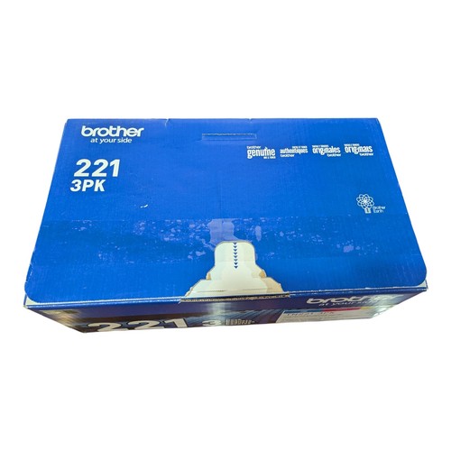 Genuine Brother TN221 3 Pack Tri Color Toner Ink 3PK Cyan Magenta Yellow) OEM - Picture 6 of 10