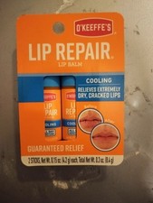 O'Keeffe's Lip Repair Balm With Cooling Relief for Dry, Cracked 2 Pack