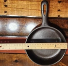 Wagner Ware Cast Iron Skillet #3 6-1/2 Inch Made in USA Frying Pan