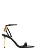 TOM FORD Padlock Black 85mm Sandals New & Aut...