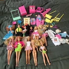 Vintage Barbie Doll Lot Mattel 1980’s/Accessories Some Clothes 11 Dolls CLEAN!