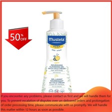 Mustela Nourishing Baby Cleansing Gel with Cold Cream,Baby Body Wash 10.14oz