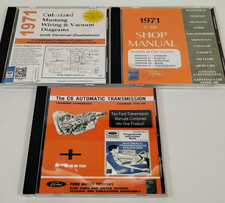 Ford Service Manuals Cd Lot Mustang 1971 Shop Manual C6 Transmission Mustang